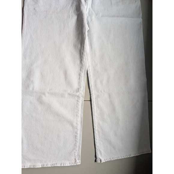 NWT Veronica Beard Grant Braided High Waist Wide Leg Jeans Size 32 Aspen #4D454 - Picture 6 of 13